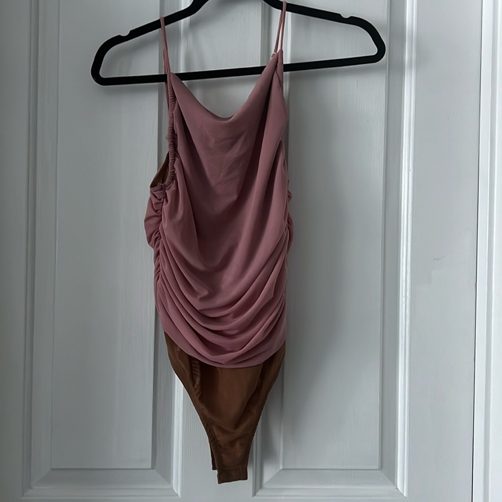 Jluxlabel pink bodysuit